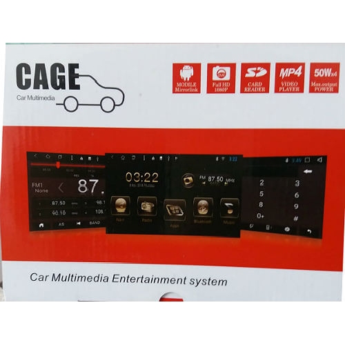 מערכת מולטימדיה CAGE לרכב אנדרואיד אוניברסלית 8.1