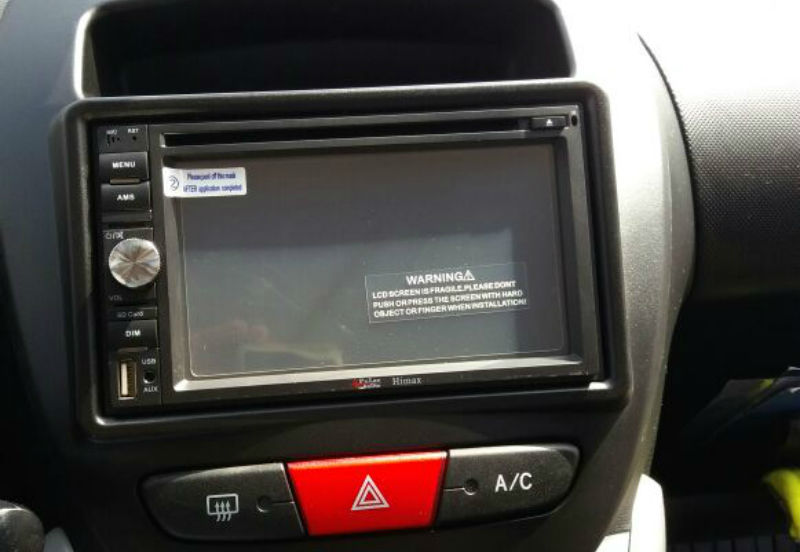 התקנת מערכת מולטימדיה לטויוטה אייגו Toyota Aygo