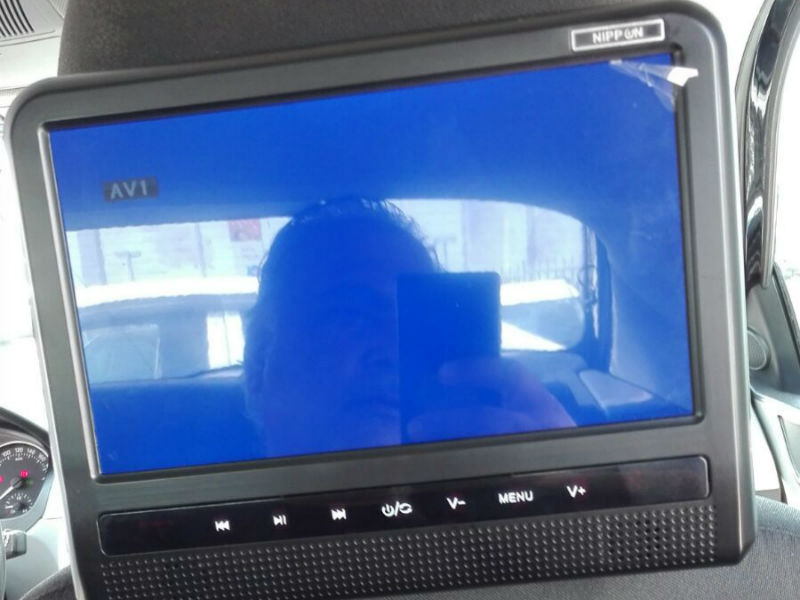 מסך 9 אינטץ חכם לרכב די וי די USB AUX